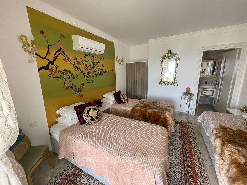 Vip-Villa In Gökbel Zu Verkaufen, Auf Einem 5000 M² Großen Grundstück Mit Freiem Meerblick.