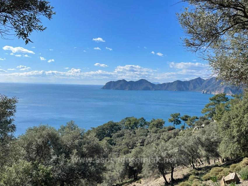 Çandır, Voller Meerblick, 20.000 M², 2 Schlafzimmer, Zu Verkaufen