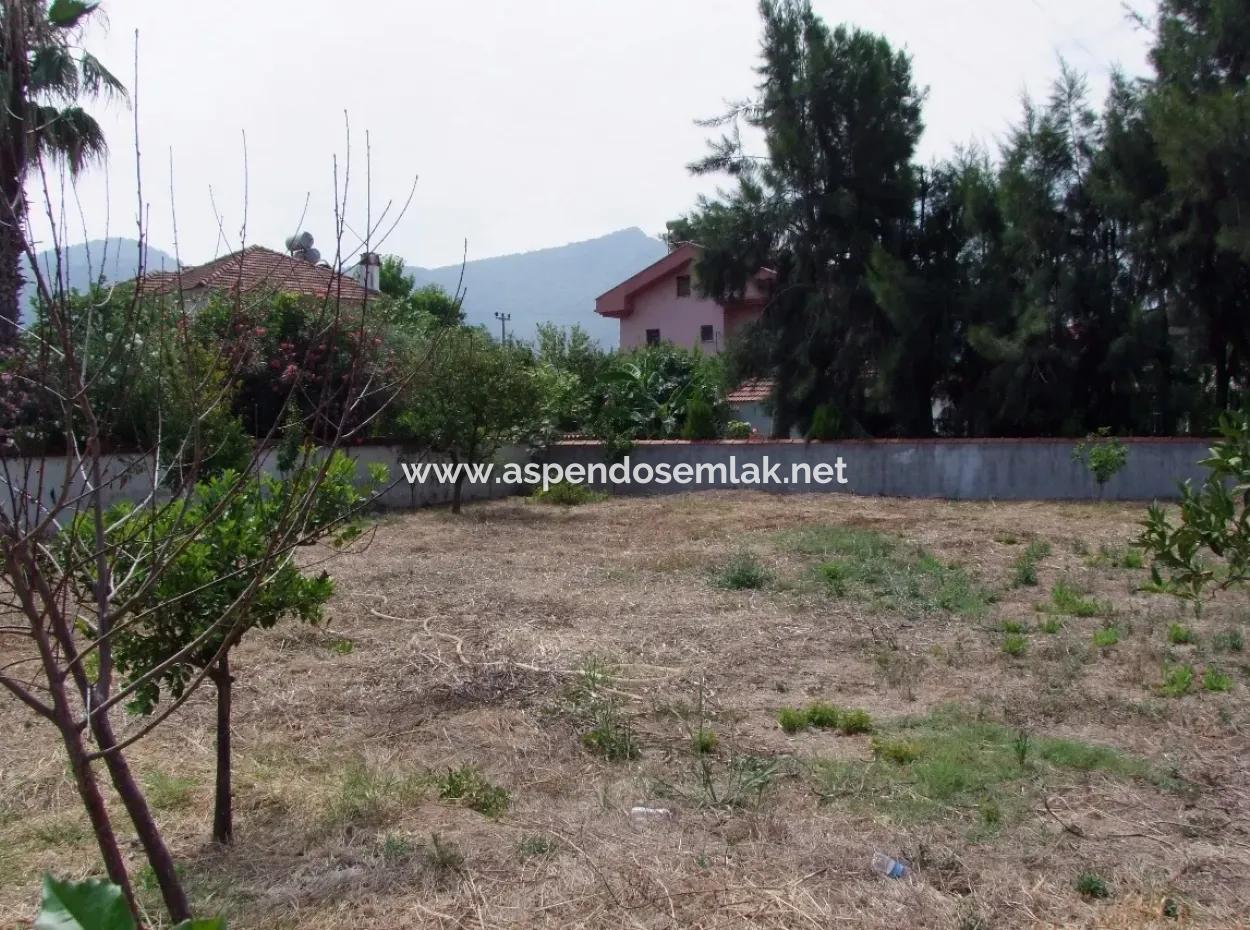 676M2 Grundstück Zum Verkauf In Dalyan Zum Verkauf In Dalyan An Der Ecke