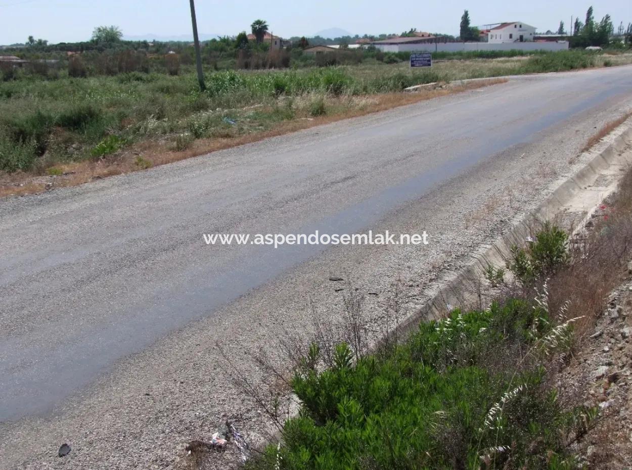 Commercial Grundstück 2500 M2 Grundstück Zum Verkauf Schnäppchen Zum Verkauf In Fethiye Aus Die Hauptstraße Zu Null