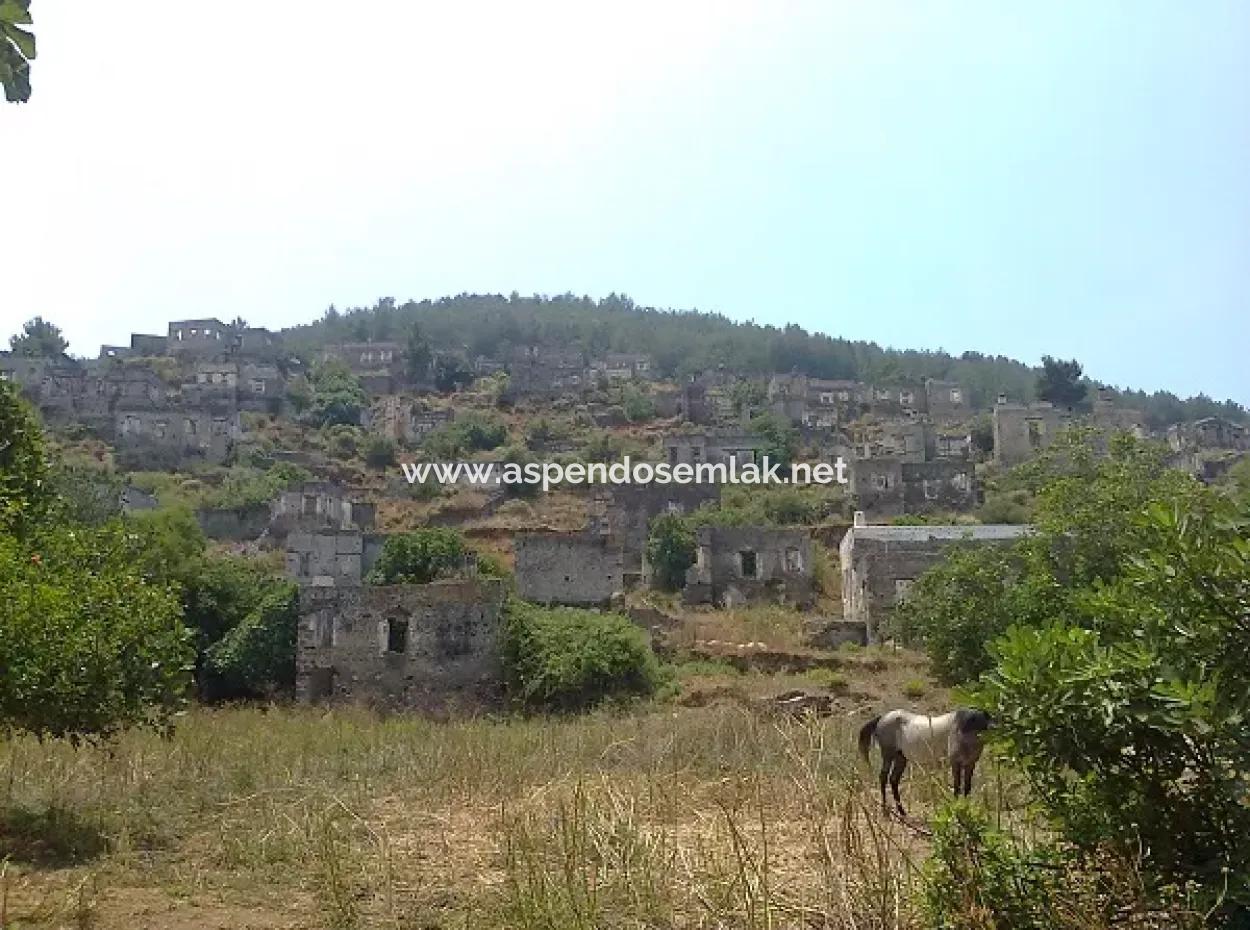 Grundstück Zum Verkauf In Fethiye Kayaköy