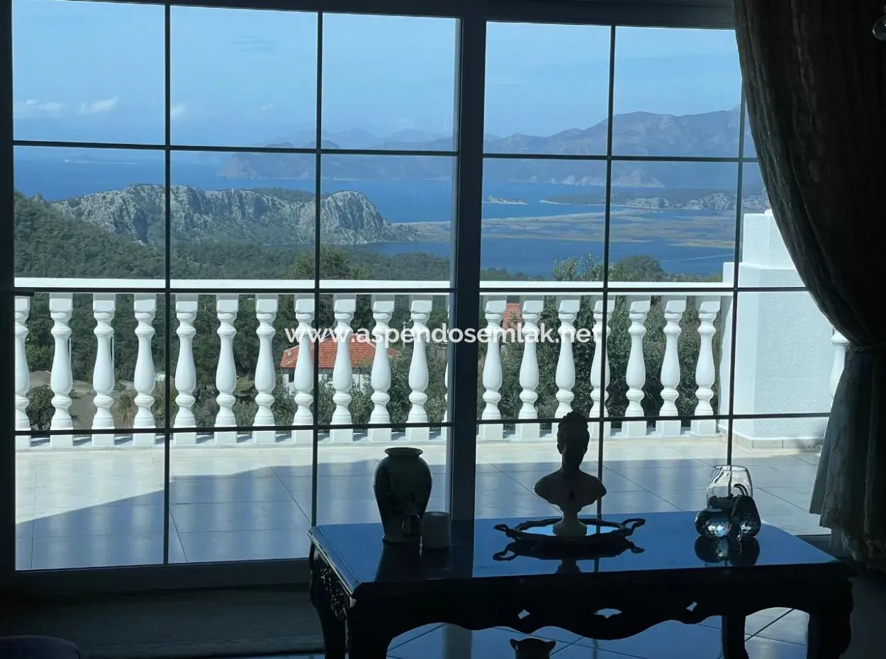 Vip Villa Zum Verkauf In 5000M2 Grundstück Mit Vollem Meerblick In Gökbel