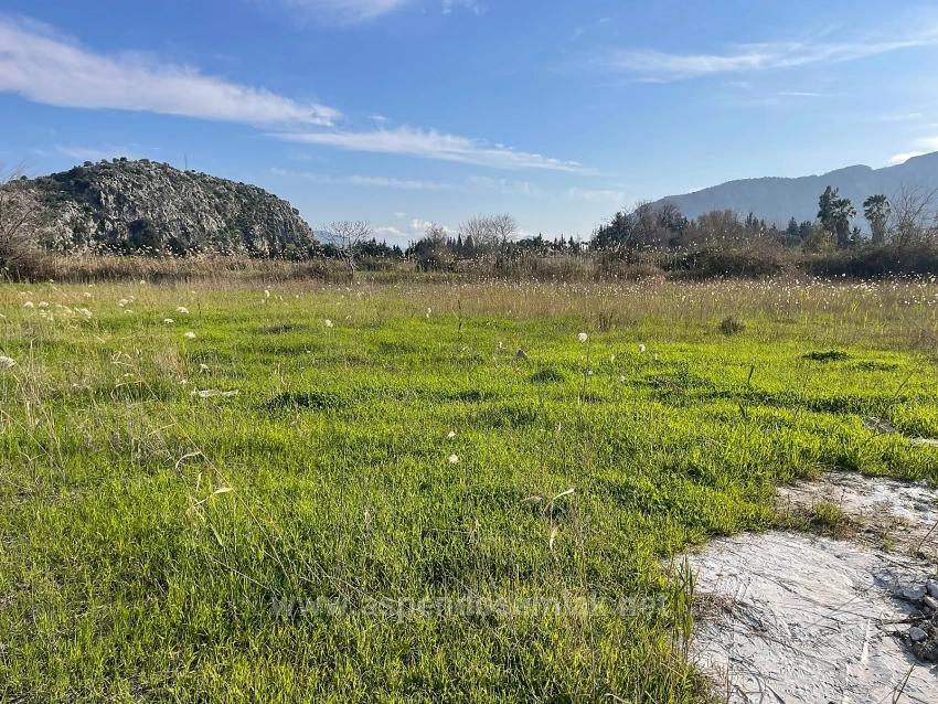 6800 M2 Plot Of Land For Sale In Dalyan With 5% Residential Zoning.