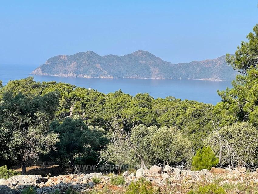 Bargain Real Estate Land For Sale With Sea View In Ekincik Çandır Arasın