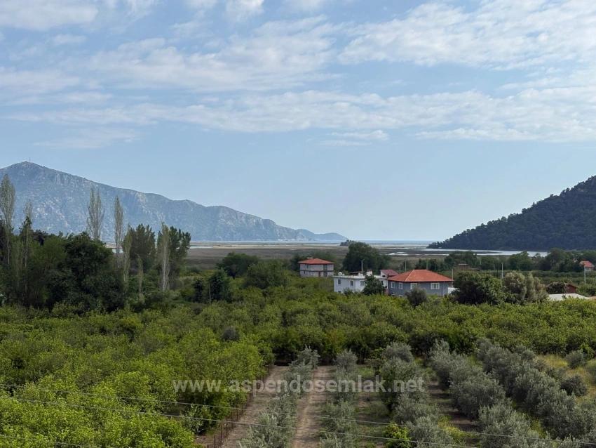 1,721 M² Plot Of Land For Sale In Çandır Village With Sea And Lake Views.