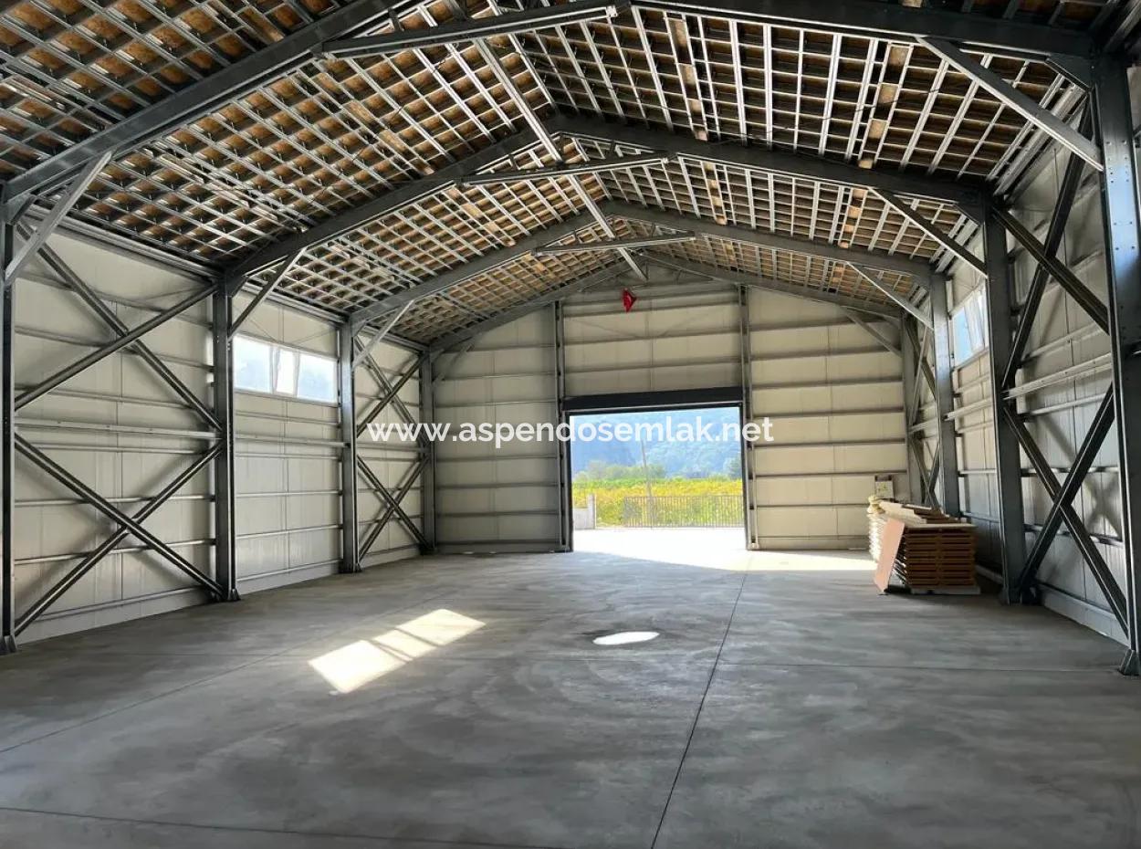 Shops For Sale In Dalyan Suitable For Warehouse And Manufacturing