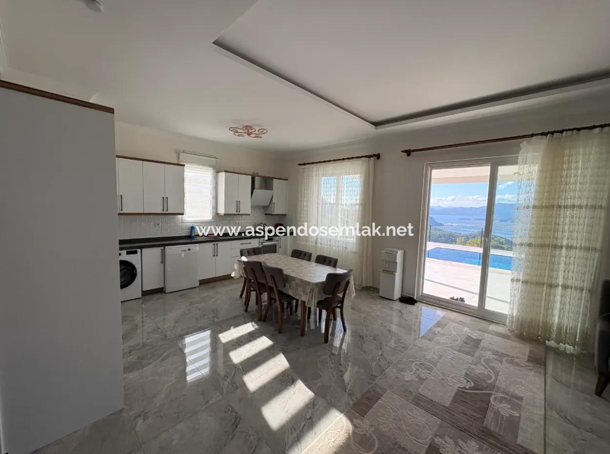 2 1 Rental Villas With Full Sea View In Gökbelde
