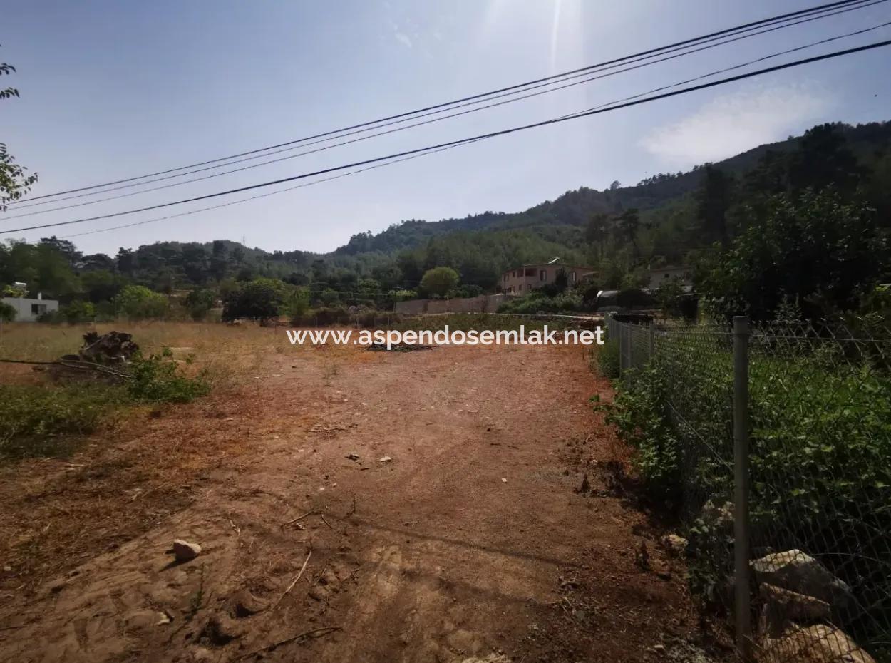 1245M2  Land For Sale In Marmaris Çamlı