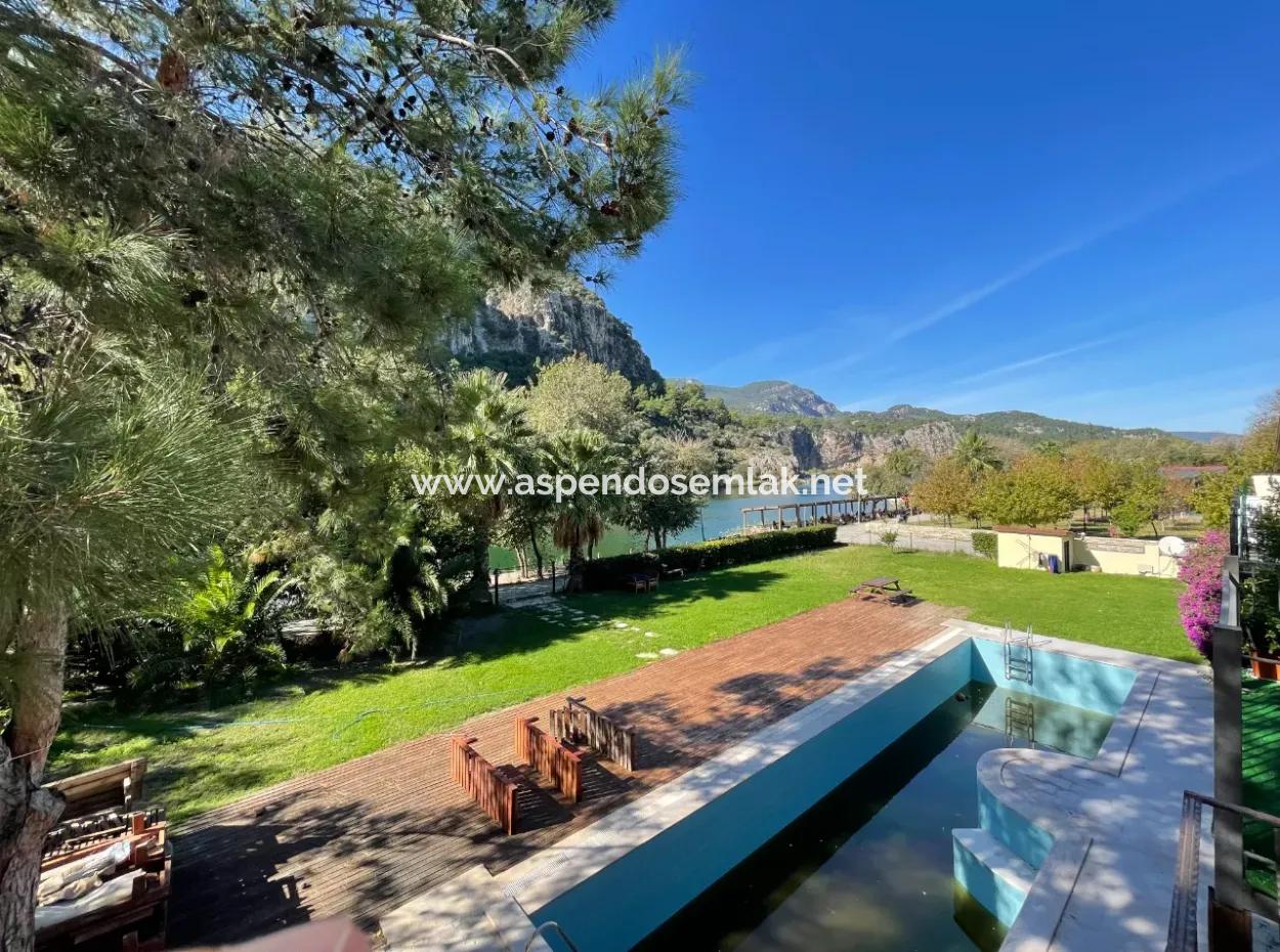 Duplex Apartment For Sale In Dalyan Gülpinar For Zero To 75M2 Canal