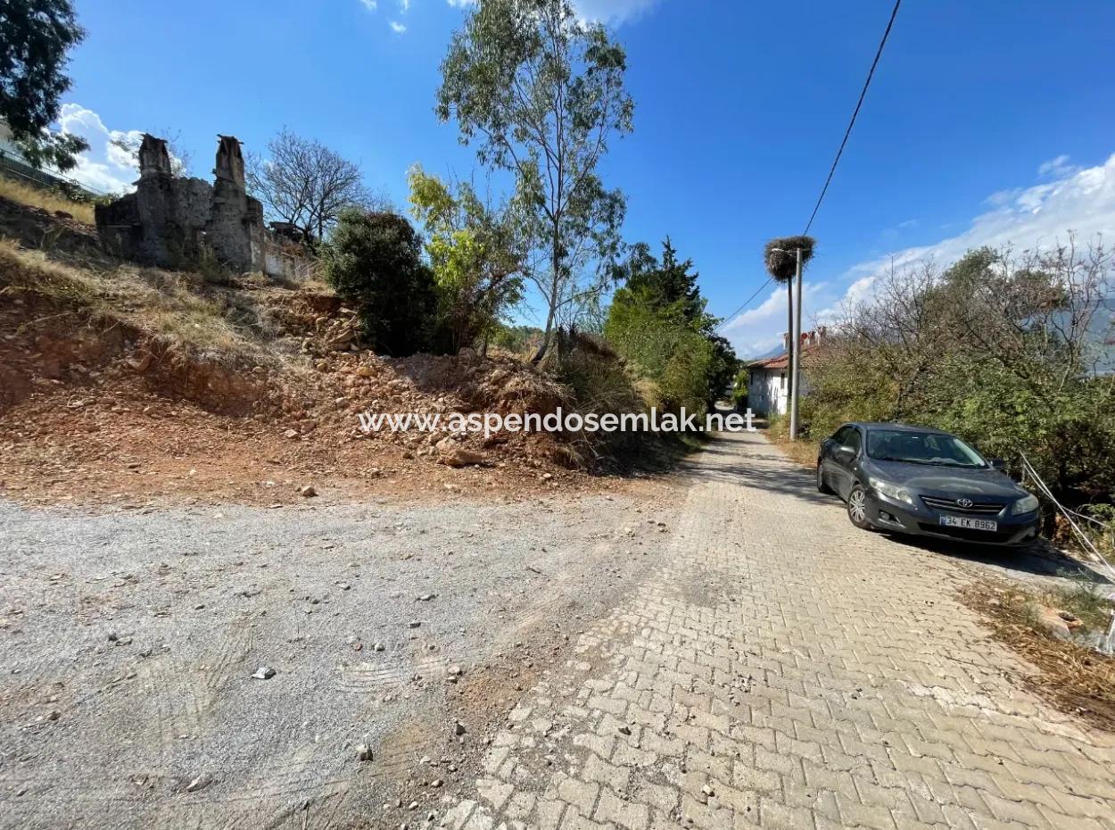 Land For Sale In Akçapnar With Sea View 500M2 Zoning
