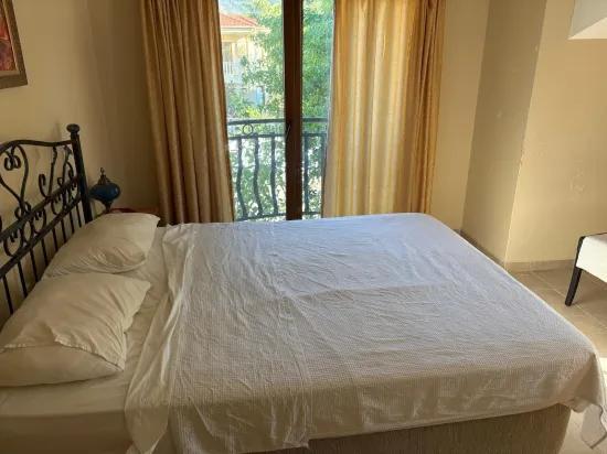 Dalyan Maraş'ta kral mezarları manzaralı 4+1 satılık villa
