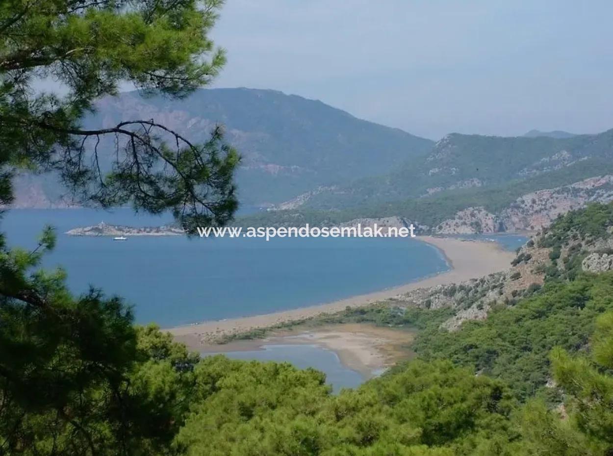 Gökbelde Satılık Villa Dalyan Gökbel İztuzuda Full Deniz Manzaralı Satılık Villa